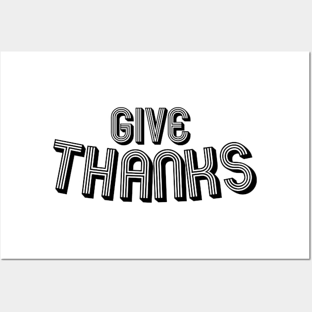 give thanks Wall Art by bar2